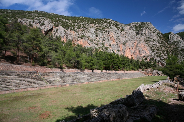 Delphi archaeological site - Panhellenic stadium